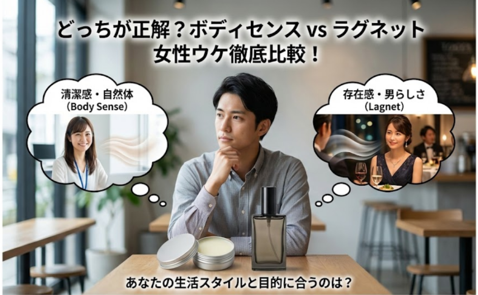 ボディセンスとラグネットの比較｜初心者が失敗しない香り選び完全ガイド
